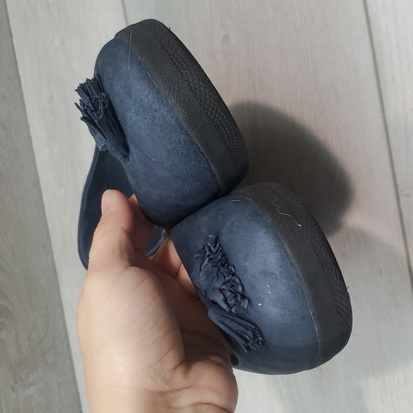 Fitflop Womens Comfort Leather Wedge Mary Jane Clogs shoes sz 7 - Picture 4 of 11